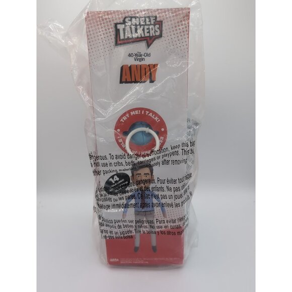 40 Year Old Virgin Pull String Talking Doll Figure Andy Shelf Talker - Picture 2 of 2